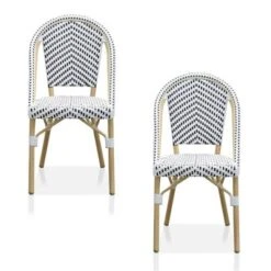 3pc Arna Patio Set With 40" Round Dining Table - MiBasics