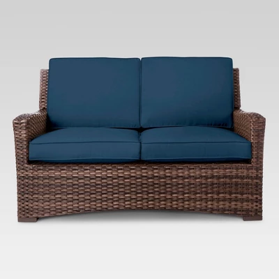 Halsted Wicker Patio Loveseat - Threshold 6 Halsted Wicker Patio Loveseat - Threshold - Image 4
