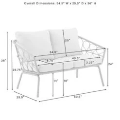 Juniper 2pc Outdoor Wicker Conversation Set With Loveseat & Coffee Table - Cream/Natural - Crosley 26 Juniper 2pc Outdoor Wicker Conversation Set With Loveseat & Coffee Table - Cream/Natural - Crosley -Crosley Shop GUEST 01fb9a53 1cf9 4442 8807 bcb5ae4b14dd
