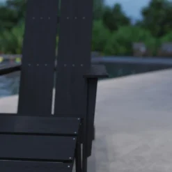 Merrick Lane Adirondack Modern Slatted Back Patio Chair With Accompanying Foot Ottoman 21 Merrick Lane Adirondack Modern Slatted Back Patio Chair With Accompanying Foot Ottoman -Crosley Shop GUEST 02ce9745 b8c9 4884 b6fd 7501de43f3cb