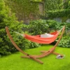 Wood Frame Free Standing Sling Hammock - Orange - CorLiving 1 Wood Frame Free Standing Sling Hammock - Orange - CorLiving -Crosley Shop GUEST 0312044b 5b25 4644 903f f9527ed0e86b