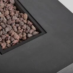 Augusta 5pc Wood & Wicker Chat Set With Fire Pit - Natural/Gray/Dark Gray - Christopher Knight Home -Crosley Shop GUEST 0349721e a5f6 4713 be03 d051c7ddab53