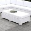 Alertis Patio Wicker Bench - White - MiBasics -Crosley Shop GUEST 03de37c1 c306 4ce7 b56f 121c0b19b0d7