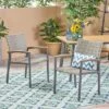 Luton 2pk Wicker & Aluminum Patio Dining Chair - Gray - Christopher Knight Home 1 Luton 2pk Wicker & Aluminum Patio Dining Chair - Gray - Christopher Knight Home -Crosley Shop GUEST 03fedca2 3746 4a5b 9267 e5530149aa70