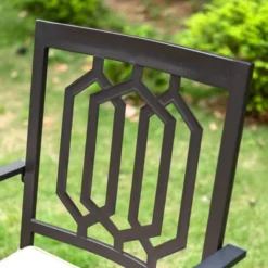 3pc All-Weather Metal/Steel Set With 2 Chairs & Round Table - Captiva Designs -Crosley Shop GUEST 05eaa91c 5d6a 40e3 bebd ba15cd2e3b12 1