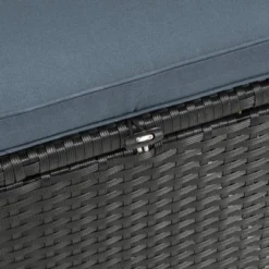 6pc Wicker Patio Conversation Set With Glass Table Ottomans & Cushions - Black/Dark Gray - GODEER 28 6pc Wicker Patio Conversation Set With Glass Table Ottomans & Cushions - Black/Dark Gray - GODEER -Crosley Shop GUEST 09775bfa 55e4 4c5c 8faf f6e2a481326e