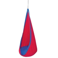 HearthSong HugglePod Original Indoor Or Outdoor Kids' Canvas Hanging Chair With Cushion -Crosley Shop GUEST 0c56da0b 3e41 413e b563 fa847d9287f2