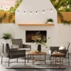 Wicker & Metal X Frame Patio Loveseat - Gray - Threshold™ Designed With Studio McGee -Crosley Shop GUEST 0c8a4d3b 68fb 40d7 aa3b 46b43a206899