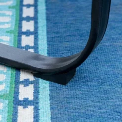 5pc Outdoor Dining Set With Padded Sling C-Spring Chairs & Round Metal Table With Umbrella Hole - Black - Captiva Designs -Crosley Shop GUEST 0cd399de eace 46e0 bfe9 3246b5e3530d