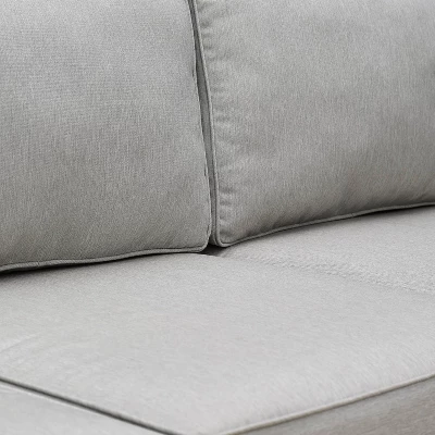 Capella Outdoor Wicker 3 Pc Sofa And Two Chair Set - Gray/Acorn - Crosley 13 Capella Outdoor Wicker 3 Pc Sofa And Two Chair Set - Gray/Acorn - Crosley - Image 11