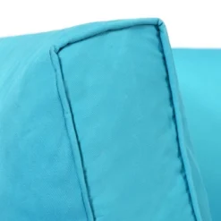 7pc Wicker Patio Conversation Set With Pillows & Cushions - Espresso/Blue - GODEER 22 7pc Wicker Patio Conversation Set With Pillows & Cushions - Espresso/Blue - GODEER -Crosley Shop GUEST 0feb523a a942 45f9 87e5 7b59f3e255fa 1