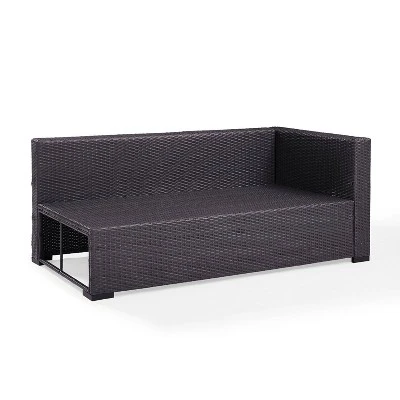 Biscayne Loveseat With Mocha Cushions Brown - Crosley 7 Biscayne Loveseat With Mocha Cushions Brown - Crosley - Image 5