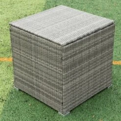 4pc Wicker Patio Seating Set With Cushions - Gray/Beige - GODEER -Crosley Shop GUEST 11930822 e2ad 4447 a02f 844be59ab2ee 1