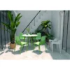 Chloe Round Garden Table - Green - Lagoon -Crosley Shop GUEST 124fa4b2 1d76 4175 8721 2addb17a5247