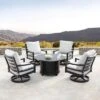 Oakland Living 5pc Swivel Rocking Aluminum Outdoor Dining Set Copper/Gray 2 Oakland Living 5pc Swivel Rocking Aluminum Outdoor Dining Set Copper/Gray -Crosley Shop GUEST 1279af9c 10e4 434f b9c4 ddacda64c40a