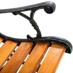 Tangkula Garden Iron Bench Porch Path Hardwood Chair For Patio Park Outdoor Deck -Crosley Shop GUEST 13447844 a962 4f7a a81f 53882258c6c0