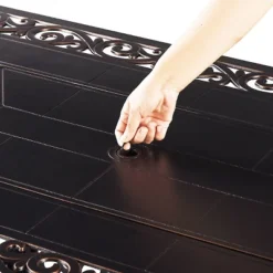 5pc Outdoor Dining Set With 48" Rectangle Fire Table & Deep Seating Swivel Rocking Chairs, Wind Blocker Lid & Covers - Oakland Living 21 5pc Outdoor Dining Set With 48" Rectangle Fire Table & Deep Seating Swivel Rocking Chairs, Wind Blocker Lid & Covers - Oakland Living -Crosley Shop GUEST 1414dd41 2e6d 4882 ba20 328ac2623ff7