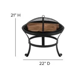 Emma And Oliver Harmon Set Of 4 Harmon Modern All-Weather White Poly Resin Adirondack Rocking Chairs With A Wood Burning Fire Pit For Outdoor Use -Crosley Shop GUEST 1574d027 495c 47b3 9e8c df7eef5d7d51 1