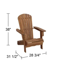 Teal Island Designs Cape Cod Natural Wood Adirondack Chair -Crosley Shop GUEST 15b14e3a 4932 4be2 b0f3 c296353e6c53