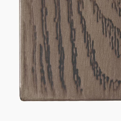 Wellington Outdoor Square Iron Tank Holder Side Table Brown Wood Pattern - Christopher Knight Home 8 Wellington Outdoor Square Iron Tank Holder Side Table Brown Wood Pattern - Christopher Knight Home - Image 6