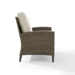 Rockport Outdoor Wicker High Back Loveseat - Crosley -Crosley Shop GUEST 18069aa3 99ff 4cef 86ad 5a3bbb732adc