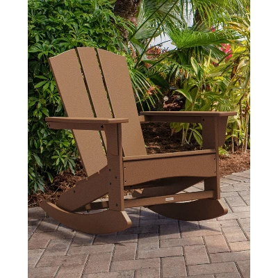 Shawboro POLYWOOD Patio Adirondack Rocking Chair - Threshold™ 3 Shawboro POLYWOOD Patio Adirondack Rocking Chair - Threshold™