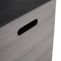 Langton Outdoor Light Weight Concrete & Ceramic Square Tank Holder Side Table Dark Gray/Black - Christopher Knight Home -Crosley Shop GUEST 1840856c 8a1d 42ae 8420 5f9a0e55ba94