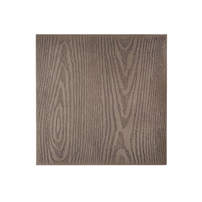 Wellington Outdoor Square Iron Tank Holder Side Table Brown Wood Pattern - Christopher Knight Home 6 Wellington Outdoor Square Iron Tank Holder Side Table Brown Wood Pattern - Christopher Knight Home - Image 4