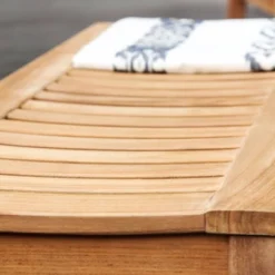 Chester Outdoor Teak Wood Backless Bench - Cambridge Casual 11 Chester Outdoor Teak Wood Backless Bench - Cambridge Casual -Crosley Shop GUEST 19cbee68 0ef6 4485 a105 b3c6dc2a7e05