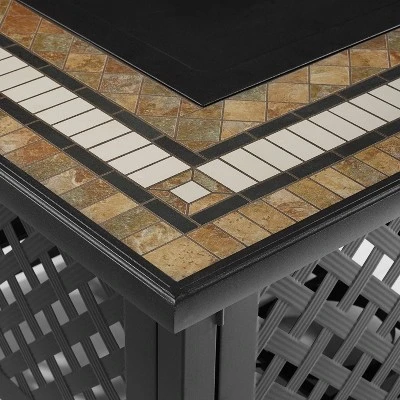 Bradenton 5pc Outdoor Wicker Conversation Set With Fire Table - Crosley 13 Bradenton 5pc Outdoor Wicker Conversation Set With Fire Table - Crosley - Image 11