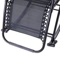 Outsunny Zero Gravity Reclining Rocking Chair, Lounge Rocker, Folding, Pillow, Side Tray, Cup And Phone Holder -Crosley Shop GUEST 1aa7c591 254c 4790 afc0 103ddb3f9766