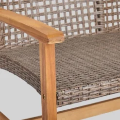 Hampton Wicker Loveseat - Natural/Gray - Christopher Knight Home 12 Hampton Wicker Loveseat - Natural/Gray - Christopher Knight Home -Crosley Shop GUEST 1c882ece 4c48 40ba 892f a13f61f0514e