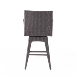Braxton Wicker Swivel Patio Bar Stool With Cushion - Multi-Brown - Christopher Knight Home -Crosley Shop GUEST 1d126972 bf70 40a6 a8a0 ab7513aef3bb