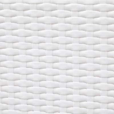 Alertis Patio Wicker Bench - White - MiBasics 4 Alertis Patio Wicker Bench - White - MiBasics - Image 2