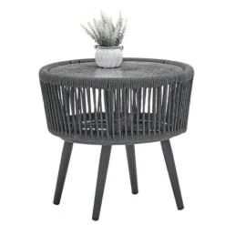 3pc Outdoor Wicker Conversation Set With Cushions - Dark Gray - GODEER 25 3pc Outdoor Wicker Conversation Set With Cushions - Dark Gray - GODEER -Crosley Shop GUEST 1db6f122 4cd3 45f1 8c9b 8c865dae0d0a