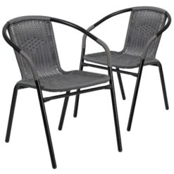Emma And Oliver 2 Pack Rattan Indoor-Outdoor Restaurant Stack Chair With Curved Back 31 Emma And Oliver 2 Pack Rattan Indoor-Outdoor Restaurant Stack Chair With Curved Back -Crosley Shop GUEST 1dd6cecb 68ad 43e9 9eca 808e44b33b98