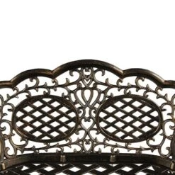 Ornate Traditional Aluminum Patio Bench - Bronze - Oakland Living 9 Ornate Traditional Aluminum Patio Bench - Bronze - Oakland Living -Crosley Shop GUEST 1e11f6dd 2a51 42b7 ae82 068185a893f5