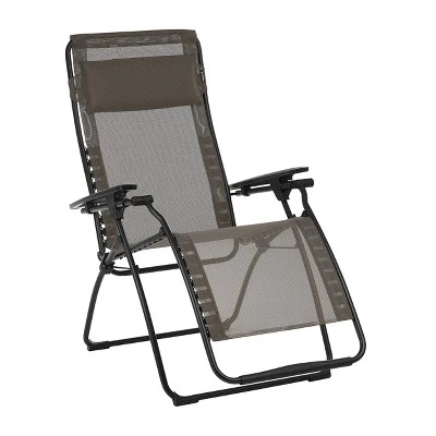 Lafuma Futura Batyline Series Relaxation Lawn Chair Recliner, Graphite (2 Pack) 3 Lafuma Futura Batyline Series Relaxation Lawn Chair Recliner, Graphite (2 Pack)