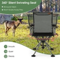 Costway 360 Degree Silent Swivel Hunting Chair W/ All-terrain Feet Pads Support 400 LBS -Crosley Shop GUEST 1f00b685 67b8 469d a387 6ac309fba8b0
