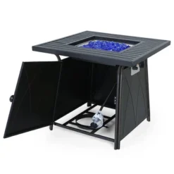 5pc Outdoor Set With Spring Motion Chairs & 28" Fire Table - Captiva Designs -Crosley Shop GUEST 1fbecd46 7eb3 4102 aa45 54f7854ae920