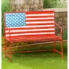 Evergreen American Flag Corrugated Metal Bench 1 Evergreen American Flag Corrugated Metal Bench -Crosley Shop GUEST 201eb109 f41b 4739 b814 9a20d68c0faf
