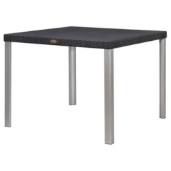 Oslo Rattan Square Dining Table With Aluminum Legs - Lagoon -Crosley Shop GUEST 207e9cb8 590a 4ce0 93cb ad1dee90e36e