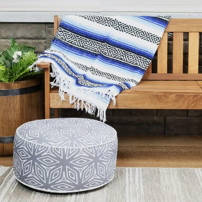 Sunnydaze Decor Sunnydaze Indoor/Outdoor All-Weather, Water-Resistant Inflatable Blow Up Ottoman Pouf 8 Sunnydaze Decor Sunnydaze Indoor/Outdoor All-Weather, Water-Resistant Inflatable Blow Up Ottoman Pouf - Image 6