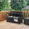 Parksville Patio Storage Bench - Black - CorLiving -Crosley Shop GUEST 20c750d7 0012 49b9 bf84 c0e565bbfbfb