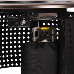 5pc Outdoor Fire Table Set With Weave 44" Round Fire Table, 4 Deep Seating Swivel Rocking Chairs & Table Fabric Covers - Oakland Living -Crosley Shop GUEST 20cb157b 70d0 48f6 a83d 6557a0159545 2