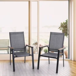 7pc Patio Set With Table & Sling Chairs - Captiva Designs -Crosley Shop GUEST 21919535 c371 4221 9e21 1a3bfaaed702