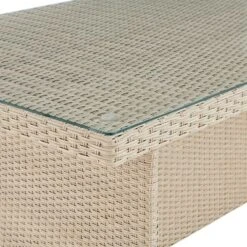 Canaan 4pc All Weather Wicker Outdoor Deep Seat Dining Sectional Set Cream - Alaterre Furniture 9 Canaan 4pc All Weather Wicker Outdoor Deep Seat Dining Sectional Set Cream - Alaterre Furniture -Crosley Shop GUEST 219b1f4a 97bc 487c b554 a502ab565c53