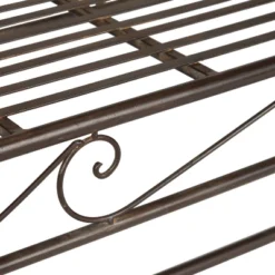 Hadley Bench - Rustic Brown - Safavieh -Crosley Shop GUEST 226b38f0 6cf2 4271 8d02 d0c933495ccb