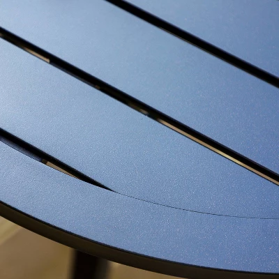 3pc Patio Conversation Set With Wicker Rattan Chairs & Round Coffee Table - Captiva Designs 4 3pc Patio Conversation Set With Wicker Rattan Chairs & Round Coffee Table - Captiva Designs - Image 2