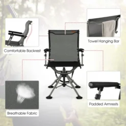 Costway 360 Degree Silent Swivel Hunting Chair W/ All-terrain Feet Pads Support 400 LBS -Crosley Shop GUEST 2441128e e7c9 400f 9f2b 036494cabf0b